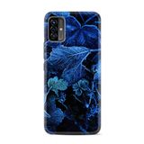 kilifland Reeder P13 Pro Max Lite 2022 ile Uyumlu Kılıf Silikon Desen Boyun Askılı Blue Foid 1628