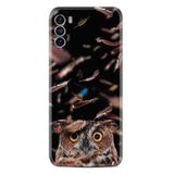 Kılıfland Reeder S19 Max Pro S ile Uyumlu Telefon Kılıfı, Baykuş Desenli, Silikon, Siyah