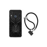 kilifland Reeder S23 Max Pro ile Uyumlu Kılıf Resimli Boyun Askılı İpli Desenli Silikon Black Fox 1325