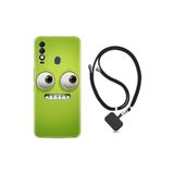 kilifland Reeder S23 Max Pro ile Uyumlu Kılıf Resimli Boyun Askılı İpli Desenli Silikon Series Green 1832