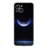 Kılıfland Reeder S23 Max Pro ile Uyumlu Kılıf, Resimli Desenli Silikon, Platinium Series, Midnight Moon
