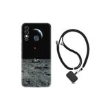 kilifland Reeder S23 Max Pro ile Uyumlu Kılıf Silikon Boyun Askılı İpli Desenli Silikon Astronoot Red Baloon 1608