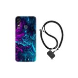 kilifland Reeder S23 Max Pro ile Uyumlu Kılıf Silikon Boyun Askılı İpli Desenli Silikon Explosive 1734