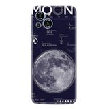 Kılıfland Reeder S23 Max Pro ile Uyumlu Kılıf, Silikon, Desenli Baskılı, Moon Info, Lacivert