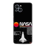 Kılıfland Reeder S23 Max Pro ile Uyumlu Kılıf, Silikon, Desenli Baskılı, NASA, Siyah