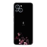 Kılıfland Reeder S23 Max Pro ile Uyumlu Silikon Kılıf, Desen Özel Seri Love, Siyah