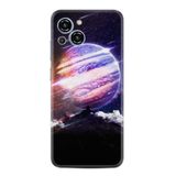Kılıfland Reeder S23 Max Pro ile Uyumlu Silikon Kılıf, Desen Özel Seri Super Planet, Siyah