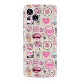 Kılıfland Reeder S23 Max Pro ile Uyumlu Silikon Kılıf, Desenli Baskılı, Donut Flamingo, Renkli