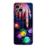 Kılıfland Reeder S23 Max Pro ile Uyumlu Silikon Kılıf, Desenli, Finger Planet, Renkli