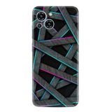 Kılıfland Reeder S23 Max Pro ile Uyumlu Silikon Kılıf, Zigzag Desen, Gri