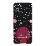Kılıfland Reeder S23 Max Pro Kılıf, Silikon, Baskılı, Space Woman Desenli, Siyah