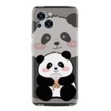 Kılıfland Reeder S23 Pro Max Kılıf, Boutique Baskılı, Milkshake Panda Desenli