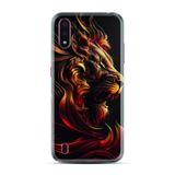 Kılıfland Samsung Galaxy A01 ile Uyumlu Kılıf, Boutique Baskılı, Arslan Desen, Renkli