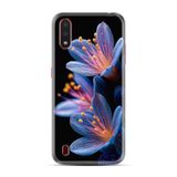 Kılıfland Samsung Galaxy A01 ile Uyumlu Kılıf, Boutique Baskılı Çiçekler Desen, Renk15
