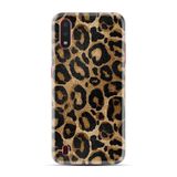 Kılıfland Samsung Galaxy A01 ile Uyumlu Kılıf, Boutique Baskılı, Leopar Desenli, Siyah-Altın