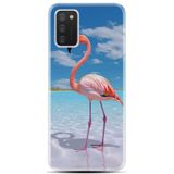 Kılıfland Samsung Galaxy A02 ile Uyumlu Kılıf, Boutique Baskılı, Flamingo Desenli