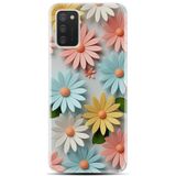 Kılıfland Samsung Galaxy A02 ile Uyumlu Kılıf, Boutique Baskılı, Renkli Çiçekler Desen