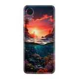 Kılıfland Samsung Galaxy A03 Core ile Uyumlu Boutique Baskılı Okyanus Kılıf, Renk67