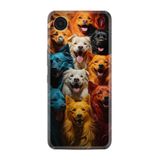Kılıfland Samsung Galaxy A03 Core ile Uyumlu Kılıf, Boutique Baskılı Resimli Köpekçikler, Renk26