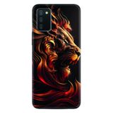 Kılıfland Samsung Galaxy A03S ile Uyumlu Kılıf, Boutique Baskılı, Arslan Desen, Siyah