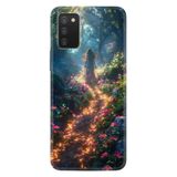 Kılıfland Samsung Galaxy A03S ile Uyumlu Kılıf, Boutique Baskılı, Hayal Temalı, Renkli