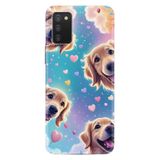 Kılıfland Samsung Galaxy A03S ile Uyumlu Kılıf, Boutique Baskılı, Kalp ve Köpek Desenli