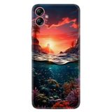 Kılıfland Samsung Galaxy A04E ile Uyumlu Kılıf, Boutique Baskılı, Okyanus Resimli