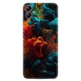 Kılıfland Samsung Galaxy A04E ile Uyumlu Kılıf, Boutique Baskılı, Renk Cümbüşü Desen