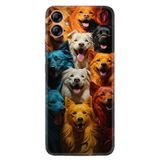 Kılıfland Samsung Galaxy A04E ile Uyumlu Kılıf, Boutique Baskılı Resimli Köpekçikler, Renk26