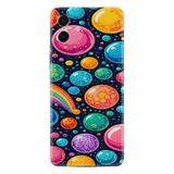 Kılıfland Samsung Galaxy A07 (SM-A075F) ile Uyumlu Kılıf, Baskılı Renkli Balonlar Deseni, Silikon