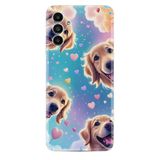 Kılıfland Samsung Galaxy A13 ile Uyumlu Kılıf, Boutique Baskılı, Kalp ve Köpek Desenli