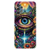 Kılıfland Samsung Galaxy A14 ile Uyumlu Boutique Baskılı Göz Desenli Kılıf, Renk39
