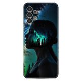 Kılıfland Samsung Galaxy A14 ile Uyumlu Boutique Baskılı Kılıf, Woman in Tree Tasarımı, Renk4