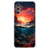 Kılıfland Samsung Galaxy A14 ile Uyumlu Boutique Baskılı Okyanus Kılıf, Renk67