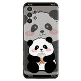 Kılıfland Samsung Galaxy A14 ile Uyumlu Kılıf, Boutique Baskılı, Milkshake Panda Desenli