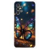 Kılıfland Samsung Galaxy A14 ile Uyumlu Kılıf, Boutique Baskılı, Rengarenk Kelebek Desenli