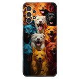 Kılıfland Samsung Galaxy A14 ile Uyumlu Kılıf, Boutique Baskılı Resimli Köpekçikler, Renk26