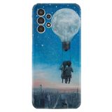 Kılıfland Samsung Galaxy A14 ile Uyumlu Kılıf, Boutique Baskılı, Resimli, Travel, Mavi