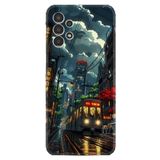 Kılıfland Samsung Galaxy A14 ile Uyumlu Kılıf, Boutique Baskılı, Tren Tasarımı, Renkli
