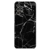Kılıfland Samsung Galaxy A14 ile Uyumlu Kılıf, Resimli Desenli Baskılı Silikon, Fragile Black Mermer