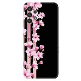 Kılıfland Samsung Galaxy A14 ile Uyumlu Kılıf, Resimli Desenli Baskılı Silikon, Pink Flowers, Pembe