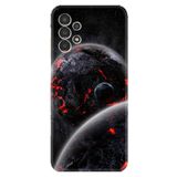 Kılıfland Samsung Galaxy A14 ile Uyumlu Kılıf, Resimli Desenli Silikon, Platinium Series, Dark World, Siyah