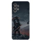 Kılıfland Samsung Galaxy A14 ile Uyumlu Silikon Kılıf, Desen Özel Seri Warrior 1653, Siyah