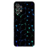 Kılıfland Samsung Galaxy A14 ile Uyumlu Silikon Kılıf, Naif Çizgiler Desen, Siyah