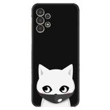 Kılıfland Samsung Galaxy A14 ile Uyumlu Silikon Kılıf, Pandemi Cat Desen, Siyah