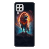 Kılıfland Samsung Galaxy A22 ile Uyumlu Boutique Baskılı Arslan Kılıf, Renk62