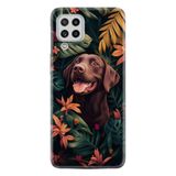 Kılıfland Samsung Galaxy A22 ile Uyumlu Boutique Baskılı Köpekçik Desenli Kılıf, Renk21