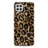 Kılıfland Samsung Galaxy A22 ile Uyumlu Boutique Baskılı Leopar Desen Kılıf, Renk55