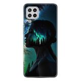 Kılıfland Samsung Galaxy A22 ile Uyumlu Kılıf, Boutique Baskılı, Woman in Tree Tasarımı, Renkli