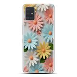 Kılıfland Samsung Galaxy A31 ile Uyumlu Kılıf, Boutique Baskılı, Renkli Çiçekler Desen